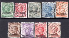 Castelrosso 1922 stamps of Italy set fine used (15c unused).