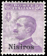 Nisiros 1912-21 50c violet unmounted mint.