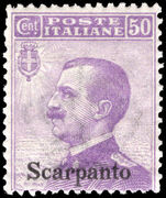 Scarpanto 1912-21 50c violet unmounted mint.