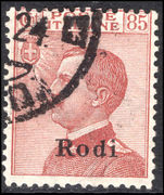 Rodi 1916-24 85c red-brown fine used.
