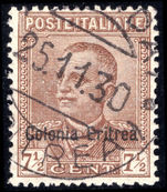 Eritrea 1928-29 7½c brown fine used.