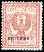 Eritrea 1924 2c brown-orange lightly mounted mint.