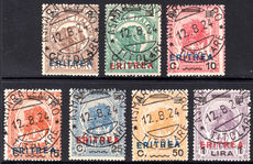 Eritrea 1924 Somalia set overprinted fine used.