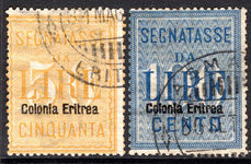 Eritrea 1903 Postage Dues signed Bolaffi or Sorani fine used.