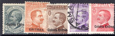 Eritrea 1916-21 set to 60c mixed mint and used.