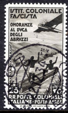 Italian Colonies 1934 Duke of the Abruzzi signed Diena fine used.