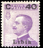 Libya 1922 40c on 50c mauve unmounted mint.