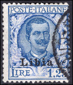 Libya 1928-30 1l25 blue and ultramarine fine used.