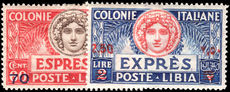 Libya 1926 Express Letters lightly mounted mint.