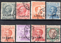 Saseno 1923 set very fine used.