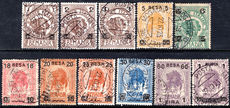 Somalia 1923 Provisional set fine used.