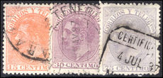 Spain 1882 set fine used.