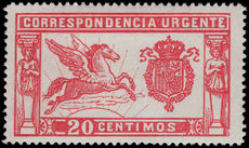 Spain 1925 20r rose Express lightly mounted mint.