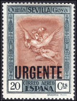 Spain 1930 Goya Air Express lightly mounted mint.