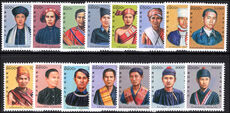 Laos 2001 Mens Regional Costumes unmounted mint.