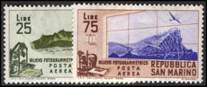 San Marino 1952 Aerial Survey of San Marino unmounted mint.
