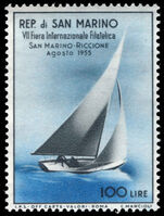 San Marino 1955 Seventh International Philatelic Exhibition unmounted mint.