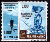 San Marino 1963 San Marino-Riccione Stamp Fair unmounted mint.