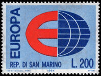 San Marino 1964 Europa unmounted mint.