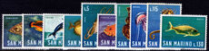 San Marino 1966 Sea Animals unmounted mint.