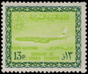 Saudi Arabia 1966-75 13p Boeing 720B unmounted mint.