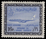 Saudi Arabia 1966-75 16p Boeing 720B lightly mounted mint.