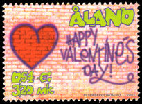 Aland 2001 St. Valentine's Day unmounted mint.