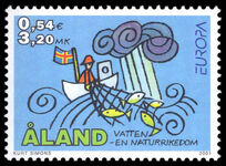 Aland 2001 Europa. Water Resources unmounted mint.