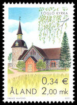 Aland 2001 Foglo Church unmounted mint.
