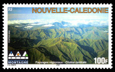 New Caledonia 2002 International Year of Mountains unmounted mint.