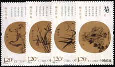 Peoples Republic of China 2010 Mei Lan Zhu Ju unmounted mint.