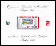 Cuba 1962 International Stamp Exhibition souvenir sheet  lightly mounted mint.
