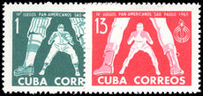 Cuba 1963 Fourth Pan-American Games lightly mounted mint.