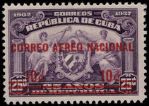Cuba 1930 Air mounted mint.