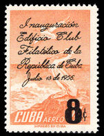 Cuba 1956 Inauguration of Philatelic Club of Cuba Building lightly mounted mint.