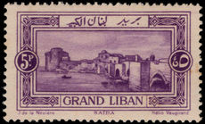 Lebanon 1925 5p Sidon mounted mint.