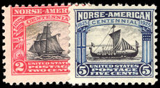 USA 1925 Norse-American Centennial lightly mounted mint.