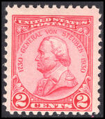 USA 1930 Birth Bicentenary of General von Steuben lightly mounted mint.