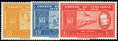 Venezuela 1959 Centenary of First Venezuelan Postage Stamps regular set unmounted mint.
