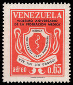 Venezuela 1965 20th Anniversary of Venezuelan Medical Federation unmounted mint.