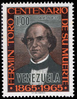 Venezuela 1965 Death Centenary of Father Fermin Toro unmounted mint.