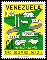 Venezuela 1966 30th Anniversary of Ministry of Agriculture and Husbandry unmounted mint.