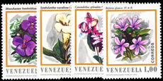 Venezuela 1970 Flowers of Venezuela postage set unmounted mint.