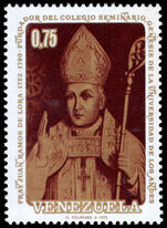 Venezuela 1973 250th Birth Anniversary (1972) of Bishop Ramos de Lora unmounted mint.