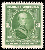Venezuela 1946 Urdaneta unmounted mint.