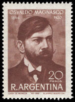 Argentina 1968 Magnasco unmounted mint.