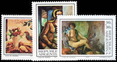 Argentina 1973 Argentine Paintings unmounted mint.