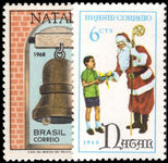 Brazil 1968 Christmas unmounted mint.