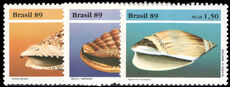 Brazil 1989 Molluscs unmounted mint.
