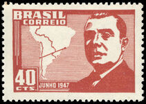 Brazil 1947 Visit of Chilean President unmounted mint.